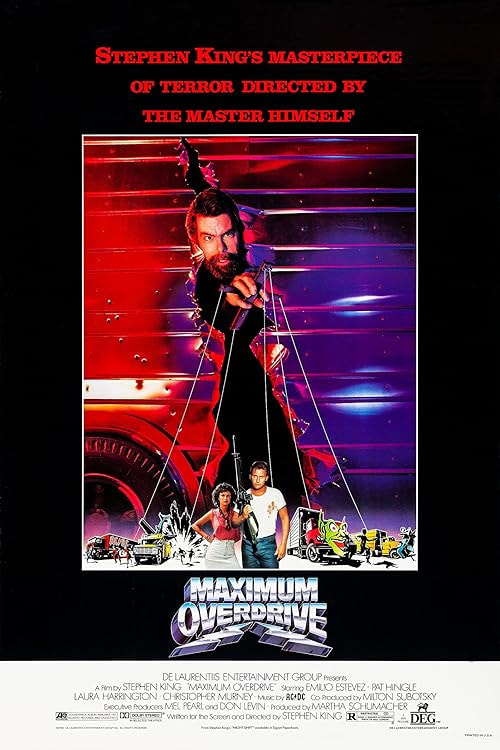 Maximum Overdrive movie poster