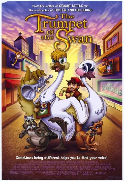 The Trumpet of the Swan movie poster