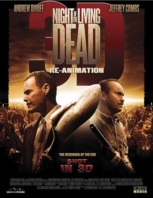 Night of the Living Dead 3D: Re-Animation movie poster