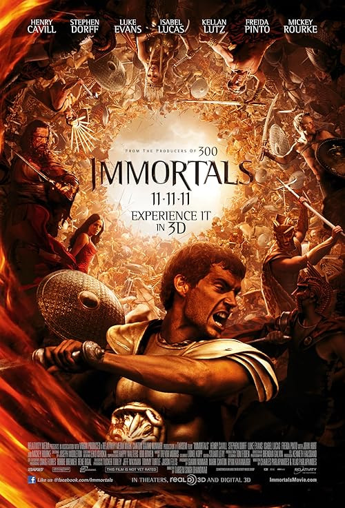 Immortals movie poster