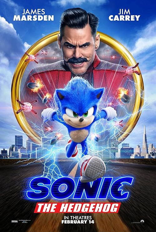 Sonic the Hedgehog movie poster