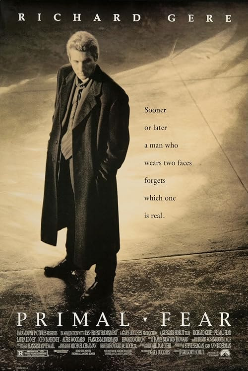 Primal Fear movie poster