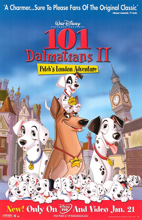 101 Dalmatians 2: Patch's London Adventure movie poster