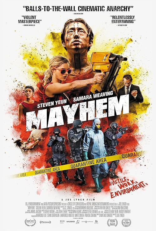 Mayhem movie poster