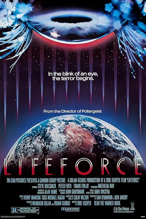Lifeforce movie poster