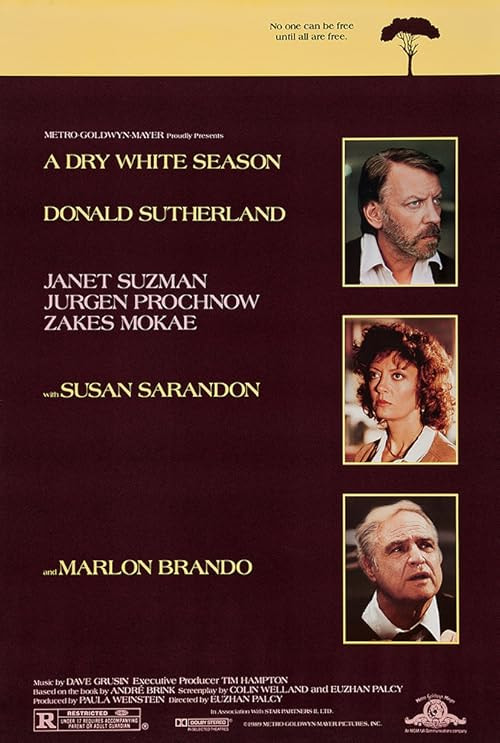 A Dry White Season movie poster