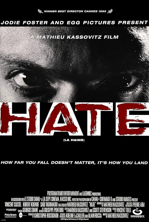 La haine movie poster