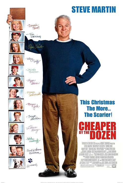 Cheaper by the Dozen movie poster