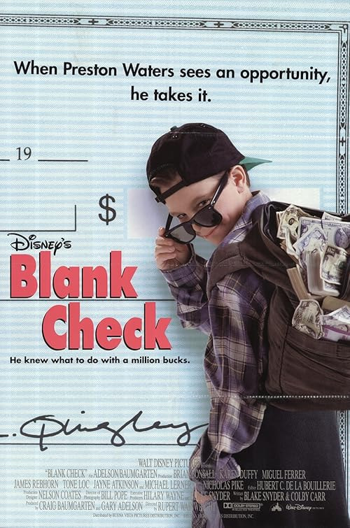 Blank Check movie poster