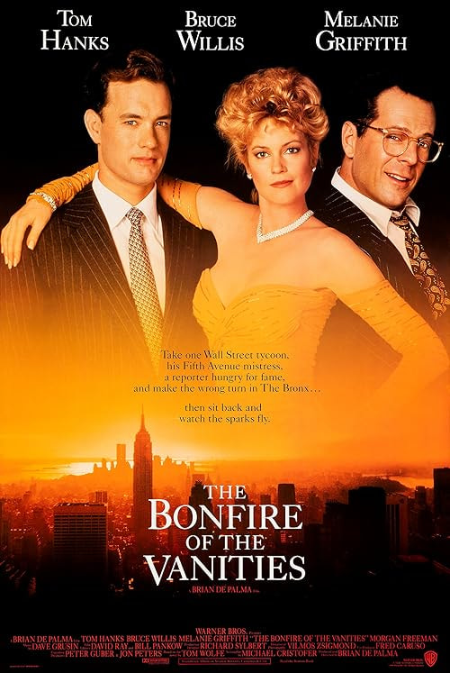 The Bonfire of the Vanities movie poster