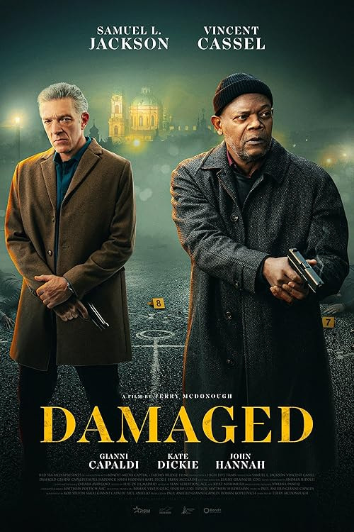 Damaged movie poster