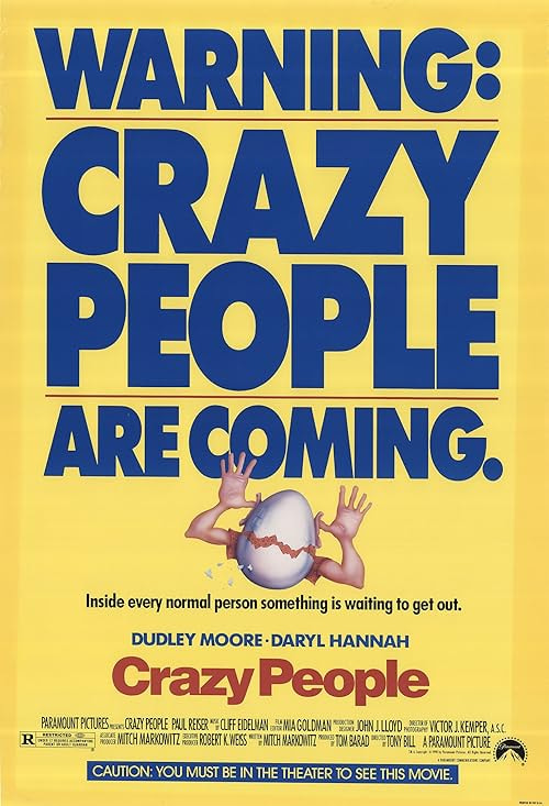 Crazy People movie poster