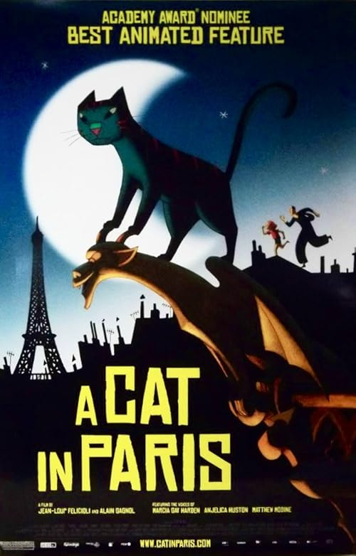 A Cat in Paris movie poster