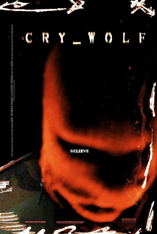 Cry Wolf movie poster