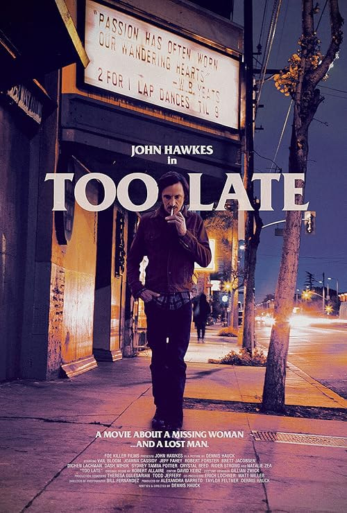 Too Late movie poster