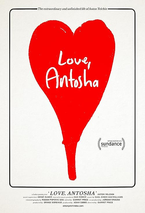 Love, Antosha movie poster