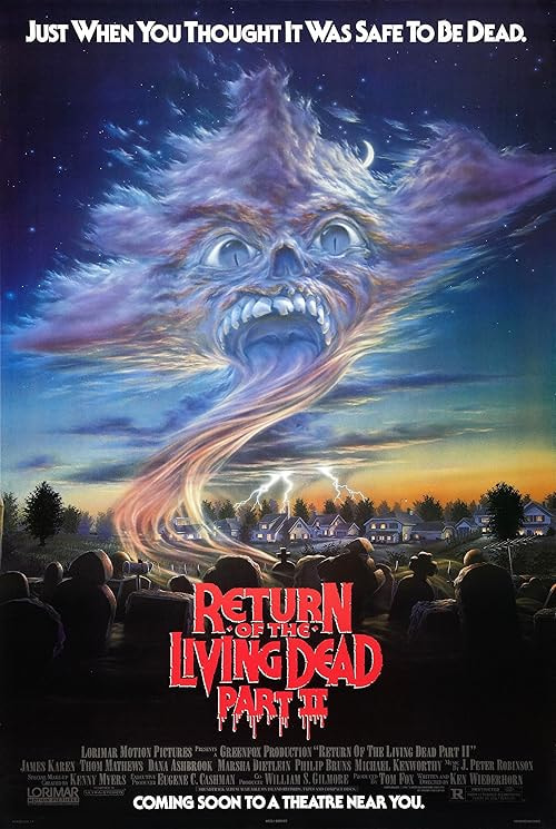 Return of the Living Dead II movie poster