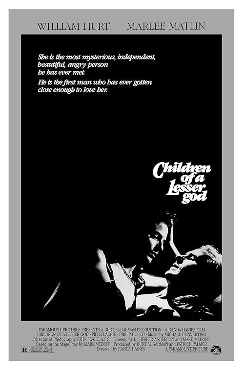 Children of a Lesser God movie poster