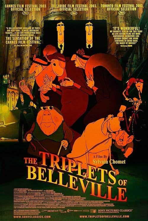 The Triplets of Belleville movie poster