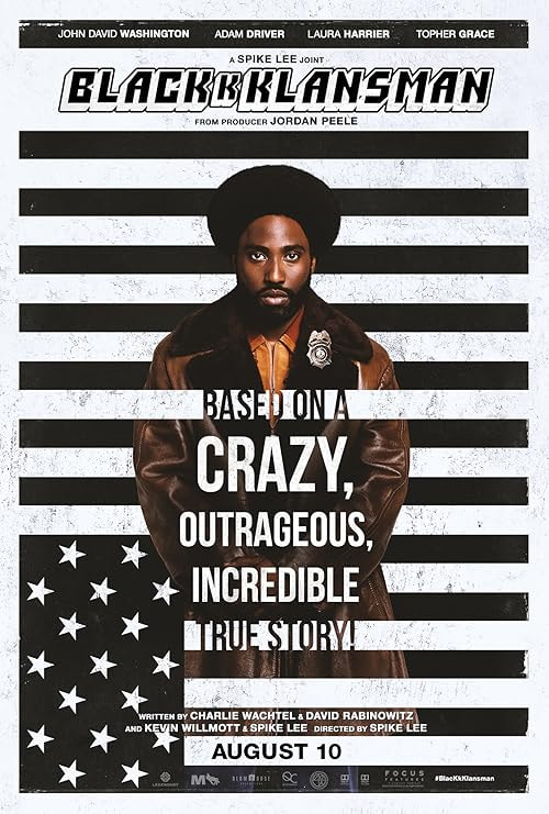 BlacKkKlansman movie poster