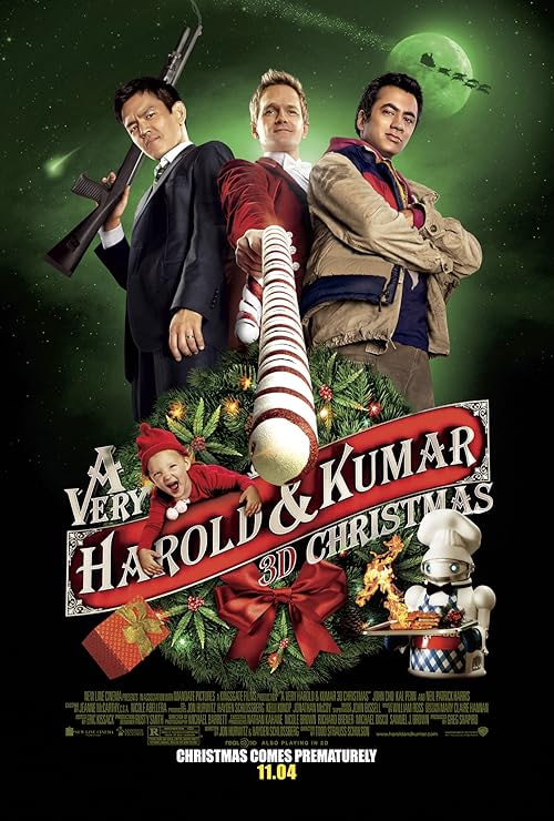 A Very Harold & Kumar Christmas movie poster