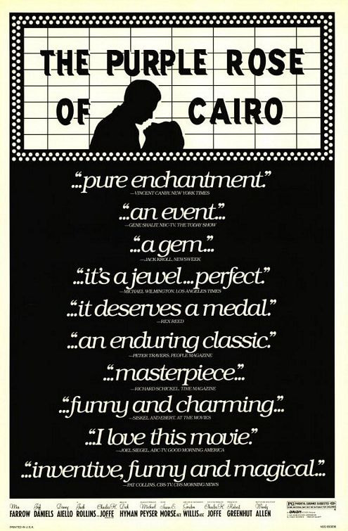 The Purple Rose of Cairo movie poster