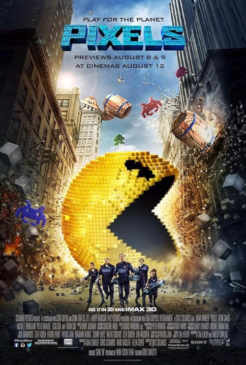 Pixels movie poster