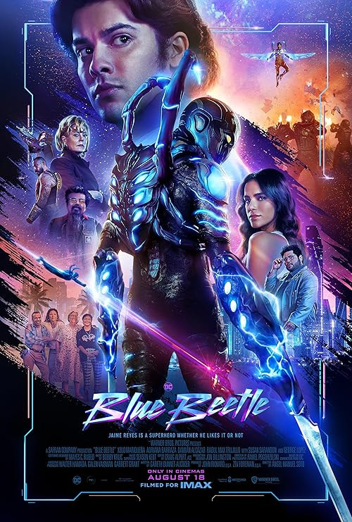 Blue Beetle movie poster