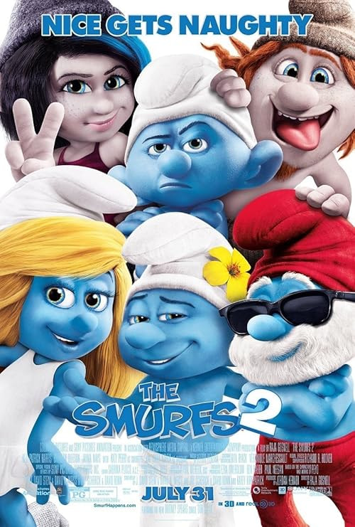 The Smurfs 2 movie poster