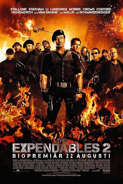 The Expendables 2 movie poster