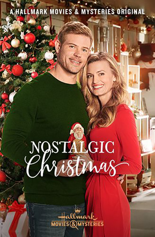 Nostalgic Christmas movie poster