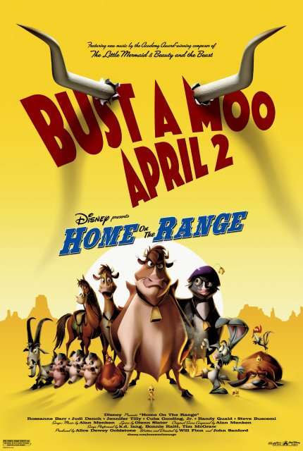 Home on the Range movie poster