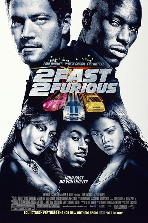 2 Fast 2 Furious movie poster