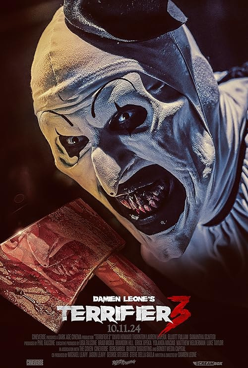 Terrifier 3 movie poster