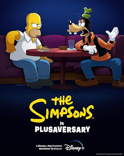 The Simpsons in Plusaversary movie poster