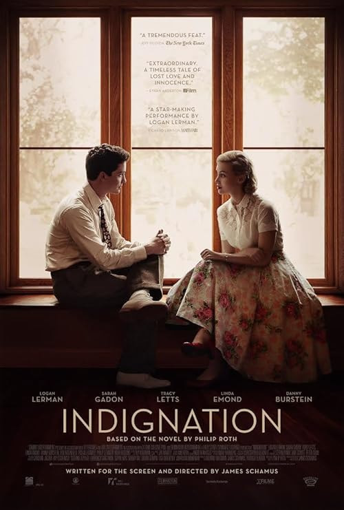 Indignation movie poster