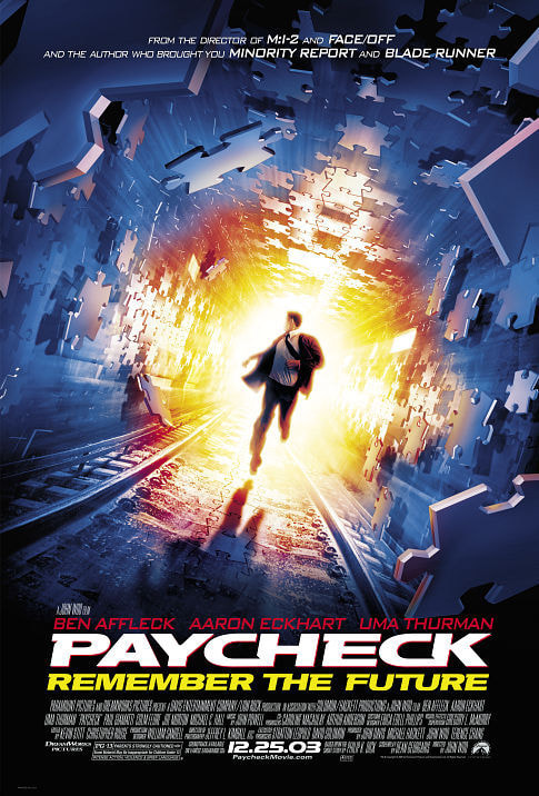 Paycheck movie poster