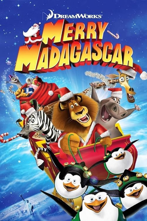 Merry Madagascar movie poster