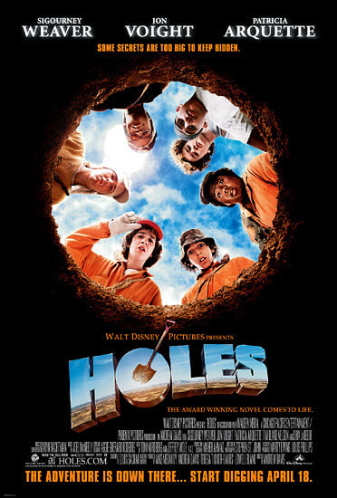 Holes movie poster