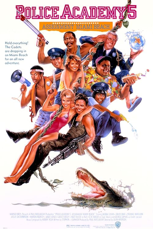 Police Academy 5: Assignment: Miami Beach movie poster