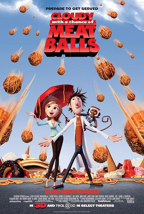 Cloudy with a Chance of Meatballs movie poster