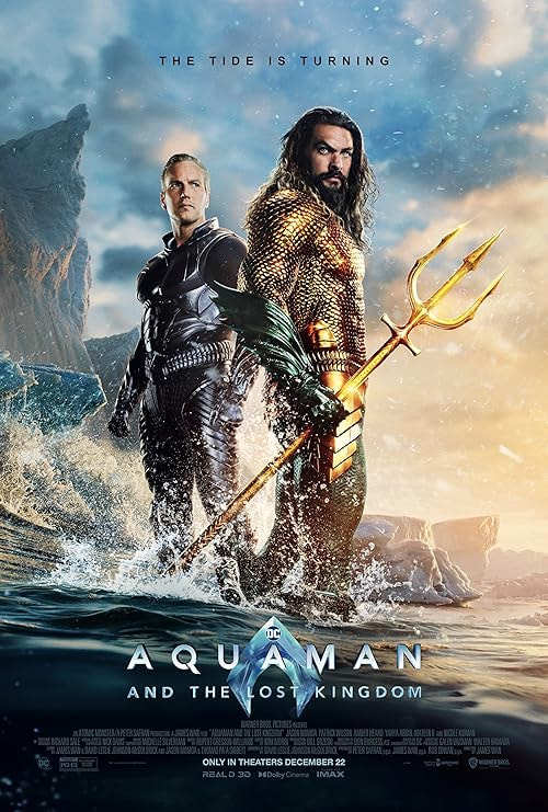 Aquaman and the Lost Kingdom movie poster