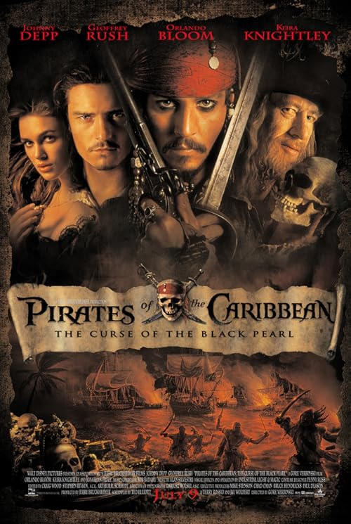 Pirates of the Caribbean: The Curse of the Black Pearl movie poster