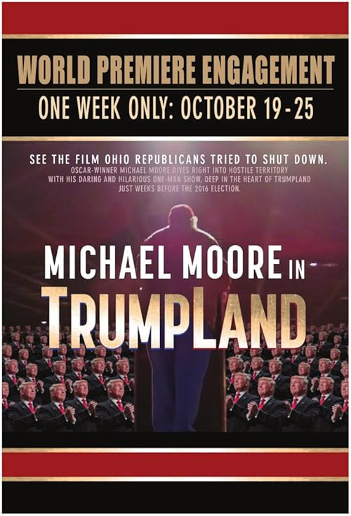 Michael Moore in TrumpLand movie poster