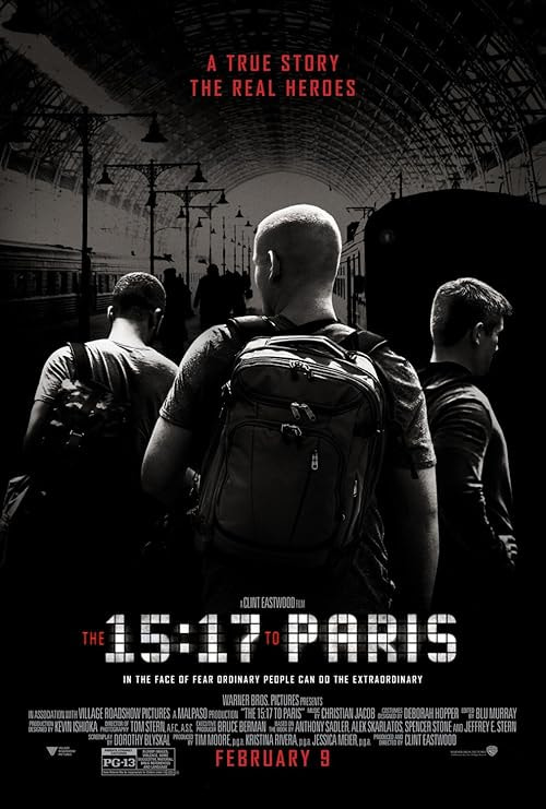 The 15:17 to Paris movie poster