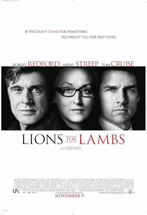 Lions for Lambs movie poster