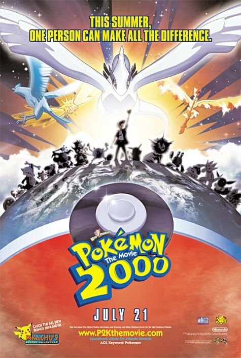 Pokémon the Movie 2000 movie poster