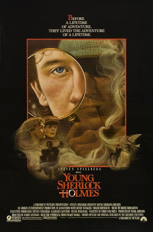Young Sherlock Holmes movie poster