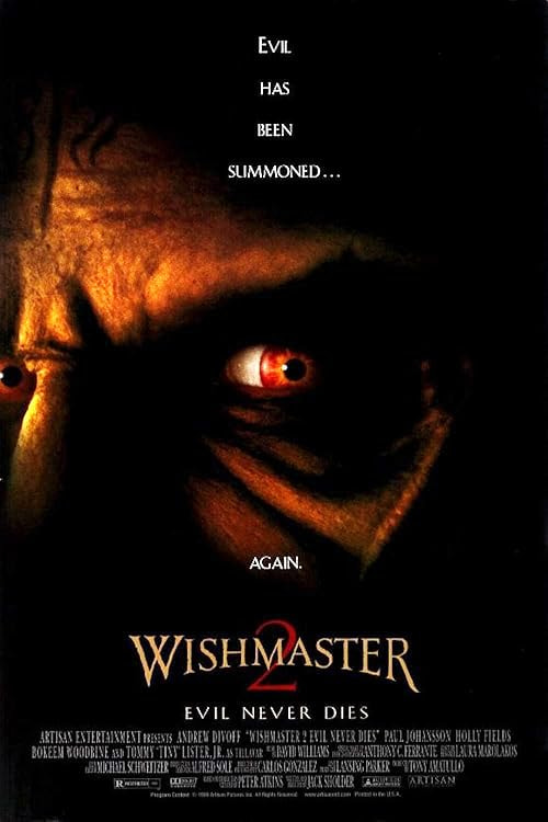 Wishmaster 2: Evil Never Dies movie poster