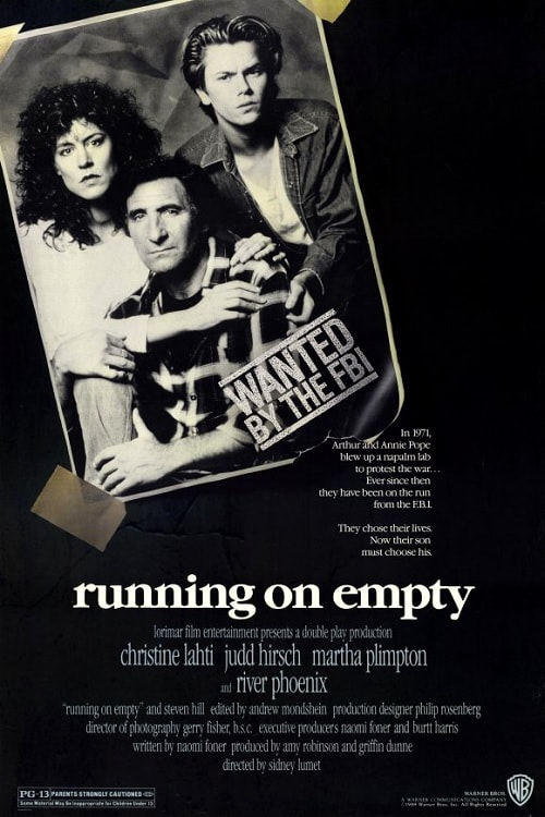 Running on Empty movie poster